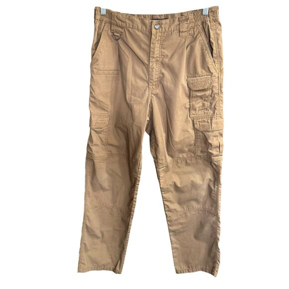 5.11 511 Tactical Taclite Pro Pant 74273 Men's Pants 32x32 Tan Workpants Ripstop - Picture 1 of 13